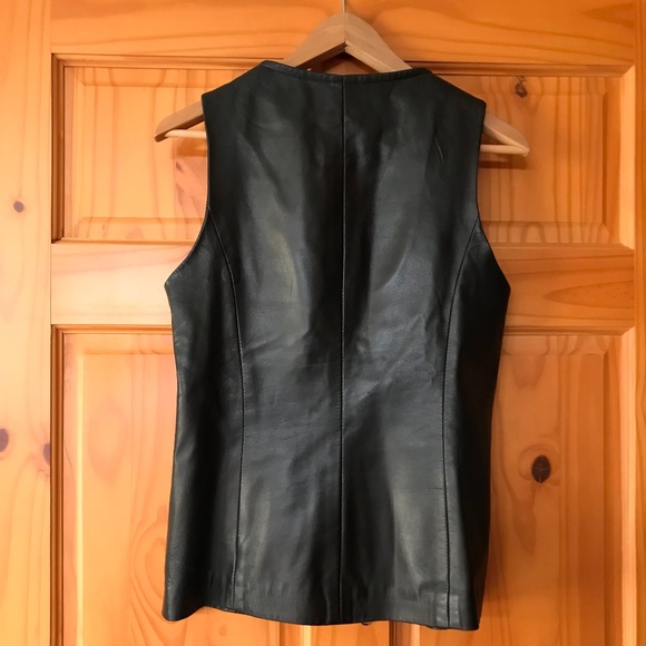Women’s DANIER Leather Vest - Picture 2 of 3